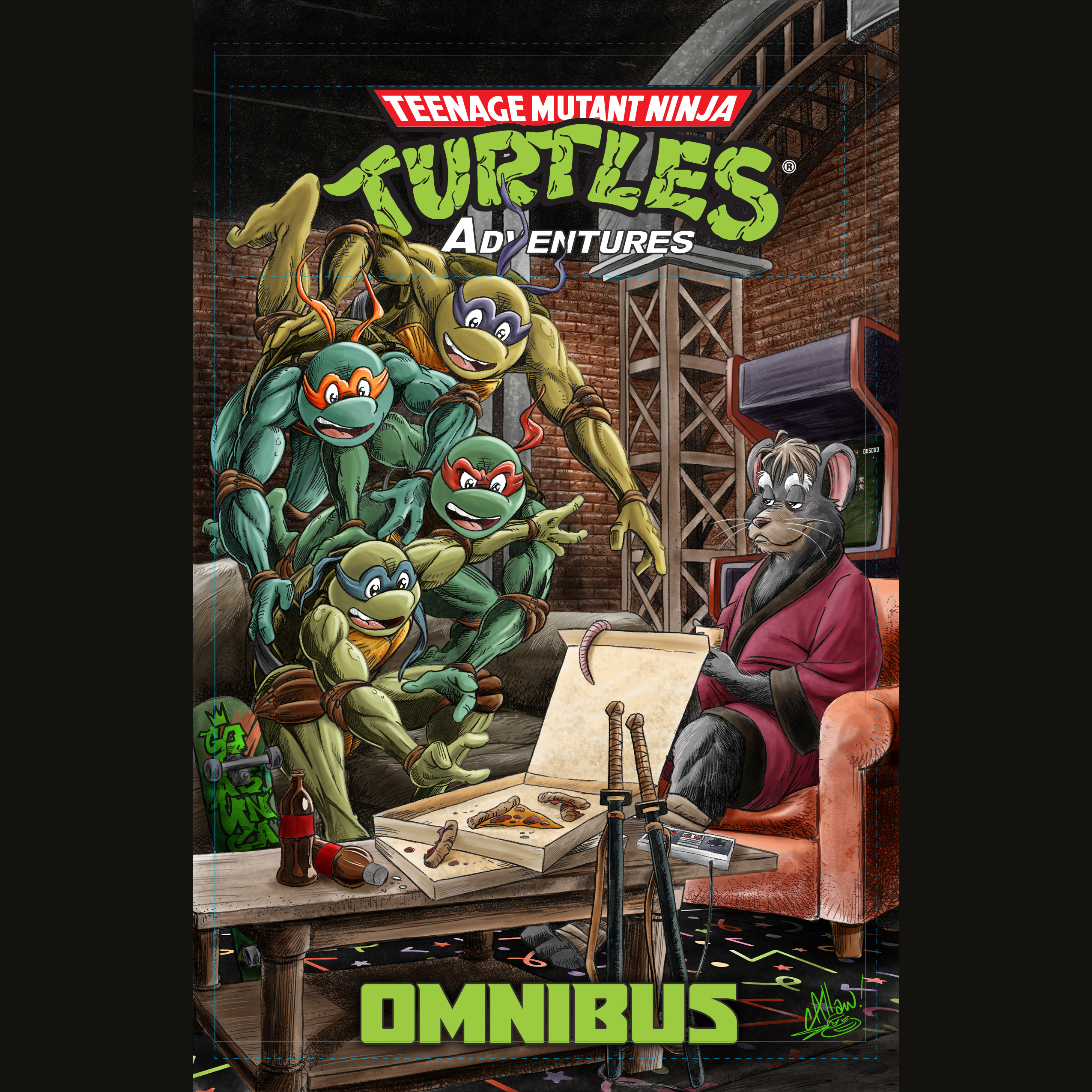 Teenage Mutant Ninja Turtles Adventures Omnibus Cover #1