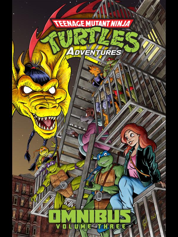 Teenage Mutant Ninja Turtles Adventures Omnibus Cover #3
